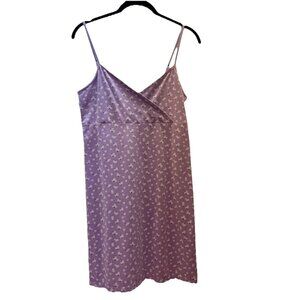 Seriously Soft Aeropostale Womens Size M Purple Floral Daisy Short Summer Dress